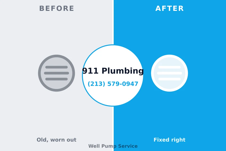 Before and after: plumbing repair Manhasset Hills, NY